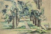 Paul Cezanne Avenue of Chestnut Trees at Jas de Bouffan France oil painting artist
